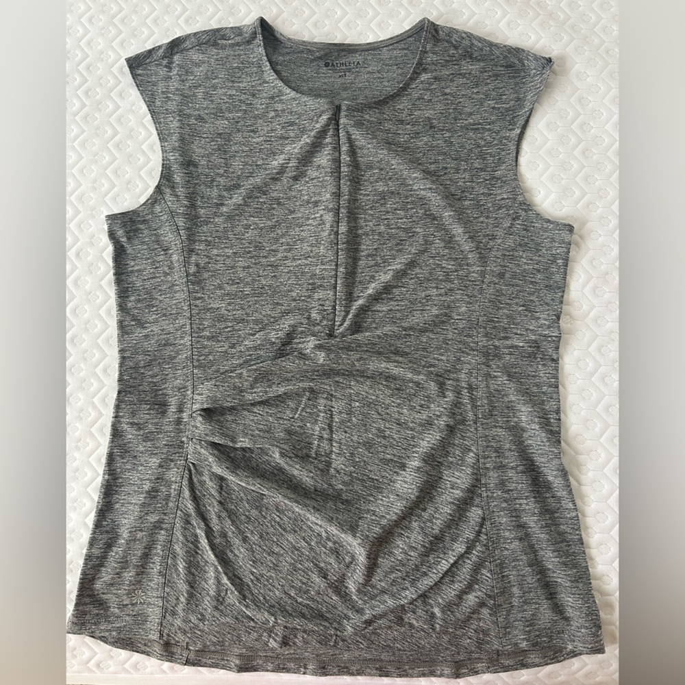 Athleta Heather Gray Sleeveless Tank